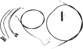 Magnum Shielding Black/Chrome Xr Control Cable Kit Brake & Clutch Lines Magnum Shielding