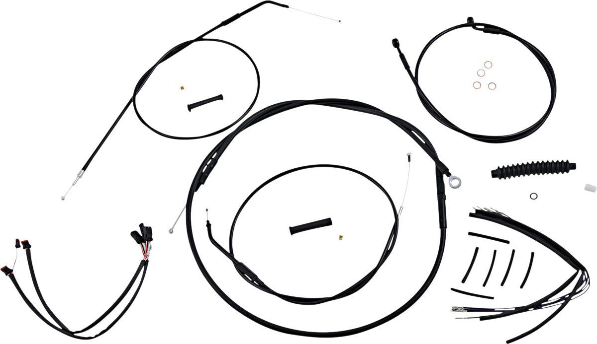 Magnum Shielding Control Cable Kit Xr Blk CLUTCH & BRAKE CABLE/HOSE KITS Magnum Shielding