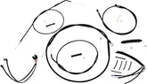 Magnum Shielding Control Cable Kit Xr Blk CLUTCH & BRAKE CABLE/HOSE KITS Magnum Shielding
