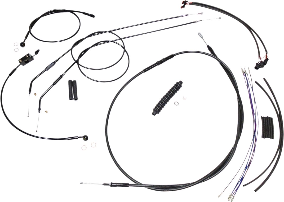 Magnum Shielding Black Xr Control Cable Kit Brake & Clutch Lines Magnum Shielding