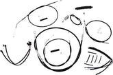 Magnum Shielding Black/Chrome Xr Control Cable Kit Brake & Clutch Lines Magnum Shielding