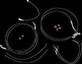 Magnum Shielding Black/Chrome Xr Control Cable Kit Brake & Clutch Lines Magnum Shielding