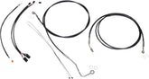 Magnum Shielding Black/Chrome Xr Control Cable Kit Brake & Clutch Lines Magnum Shielding