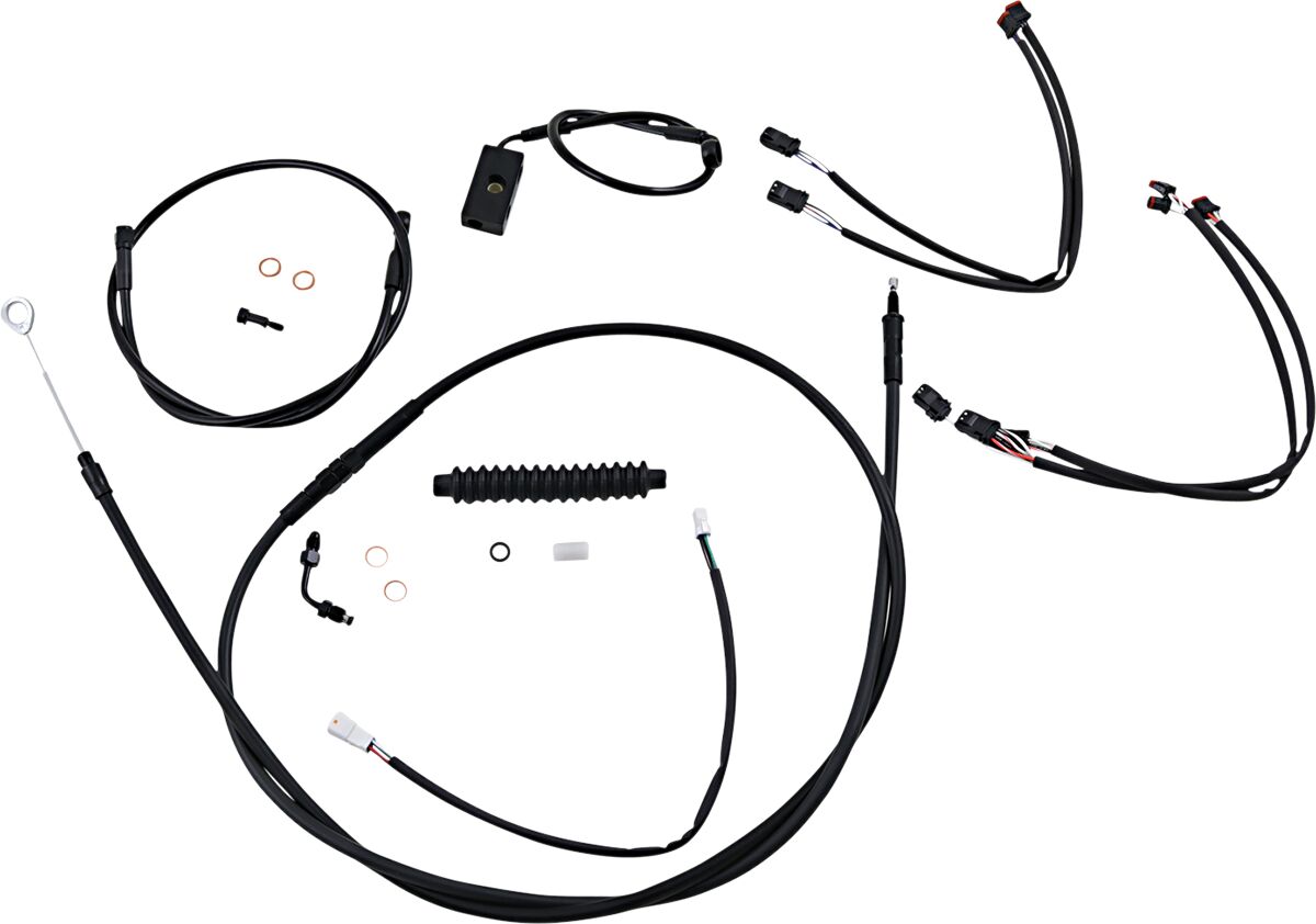 Magnum Shielding Black Xr Control Cable Kit Brake & Clutch Lines Magnum Shielding