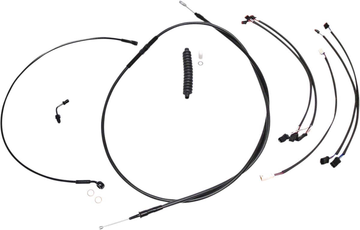 Magnum Shielding Black Xr Control Cable Kit Brake & Clutch Lines Magnum Shielding