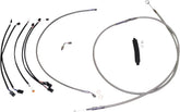 Magnum Shielding Stainless Steel/Chrome Xr Control Cable Kit Brake & Clutch Lines Magnum Shielding