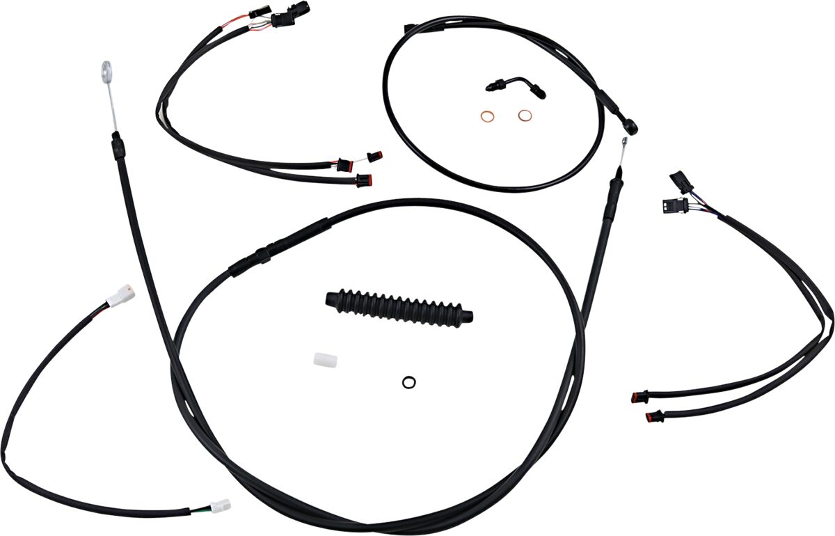 Magnum Shielding Black Xr Control Cable Kit Brake & Clutch Lines Magnum Shielding