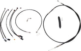 Magnum Shielding Black/Chrome Xr Control Cable Kit Brake & Clutch Lines Magnum Shielding