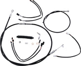 Magnum Shielding Black/Chrome Xr Control Cable Kit Brake & Clutch Lines Magnum Shielding