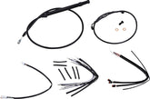 Black Control Kit For 14" Gorilla Handlebars Burly Brand Default Title
