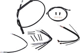 Black Control Kit For 16" Gorilla Handlebars Burly Brand Default Title