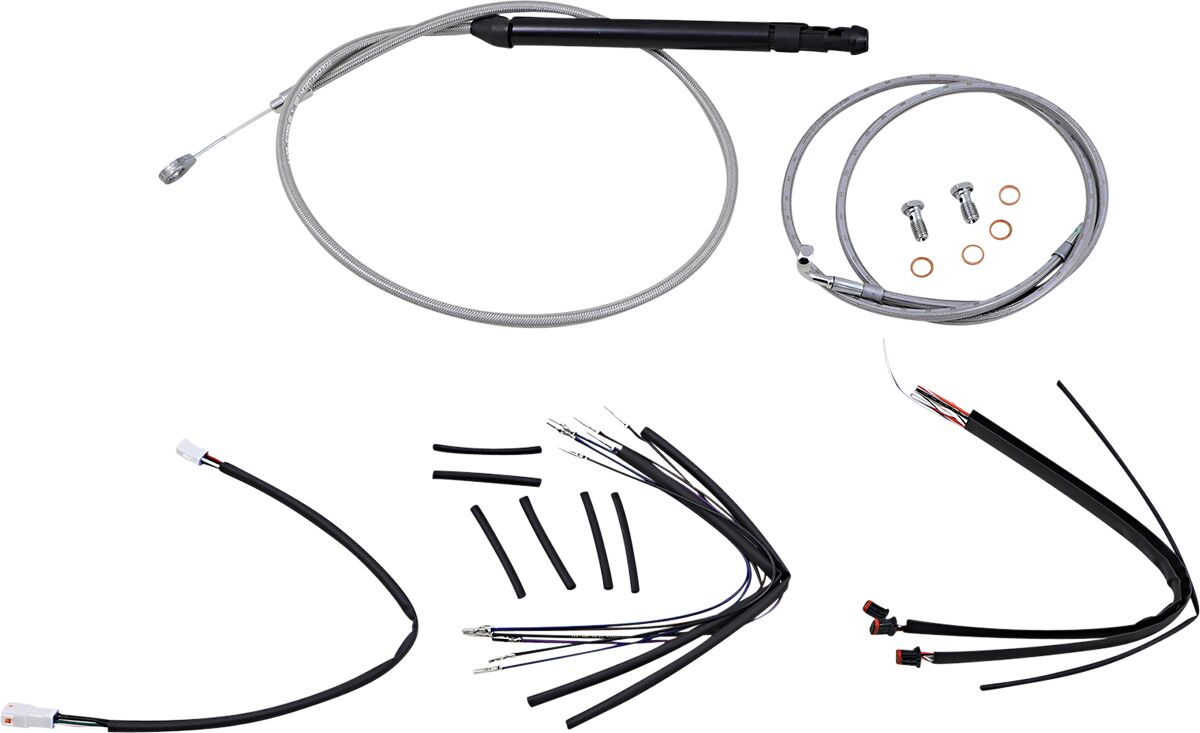 Burly Brand Cntrl Kit 14 Gorilla Ss CLUTCH & BRAKE CABLE/HOSE KITS Burly Brand