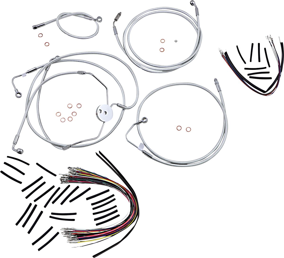 Magnum Shielding Control Cable Kit Sc Cvo Brake & Clutch Lines Magnum Shielding