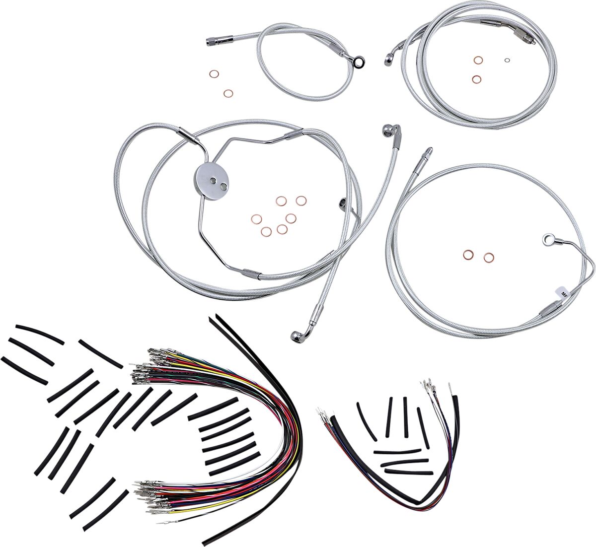 Magnum Shielding Control Cable Kit Sc Cvo Brake & Clutch Lines Magnum Shielding
