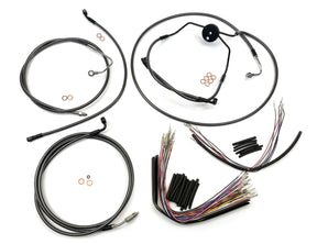 Magnum Shielding Control Cable Kit Bp Cvo Brake & Clutch Lines Magnum Shielding