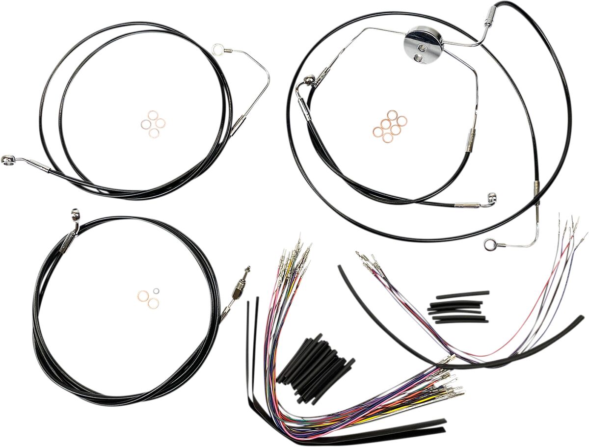Magnum Shielding Control Cable Kit Xr Blk CLUTCH & BRAKE CABLE/HOSE KITS Magnum Shielding