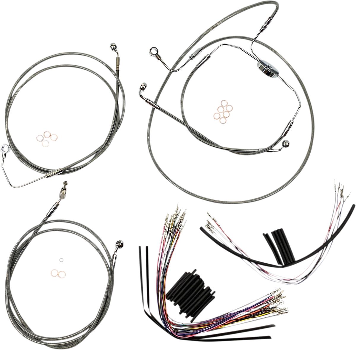 Magnum Shielding Control Cable Kit Xr Ss Brake & Clutch Lines Magnum Shielding