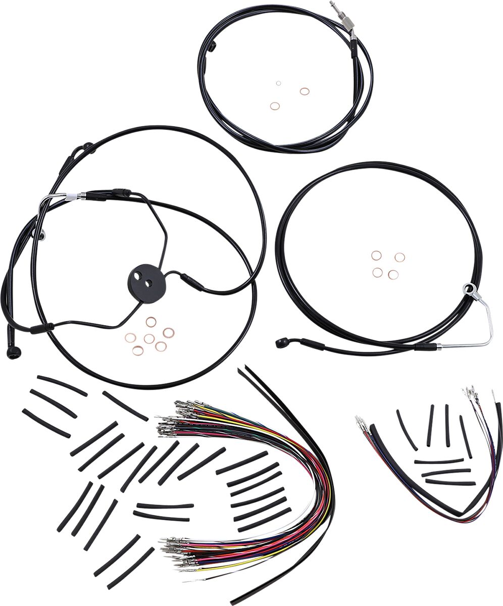Magnum Shielding Control Cable Kit Xr Blk Brake & Clutch Lines Magnum Shielding