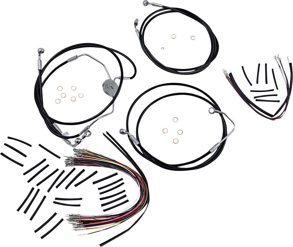 Magnum Shielding Control Cable Kit Xr Blk Brake & Clutch Lines Magnum Shielding