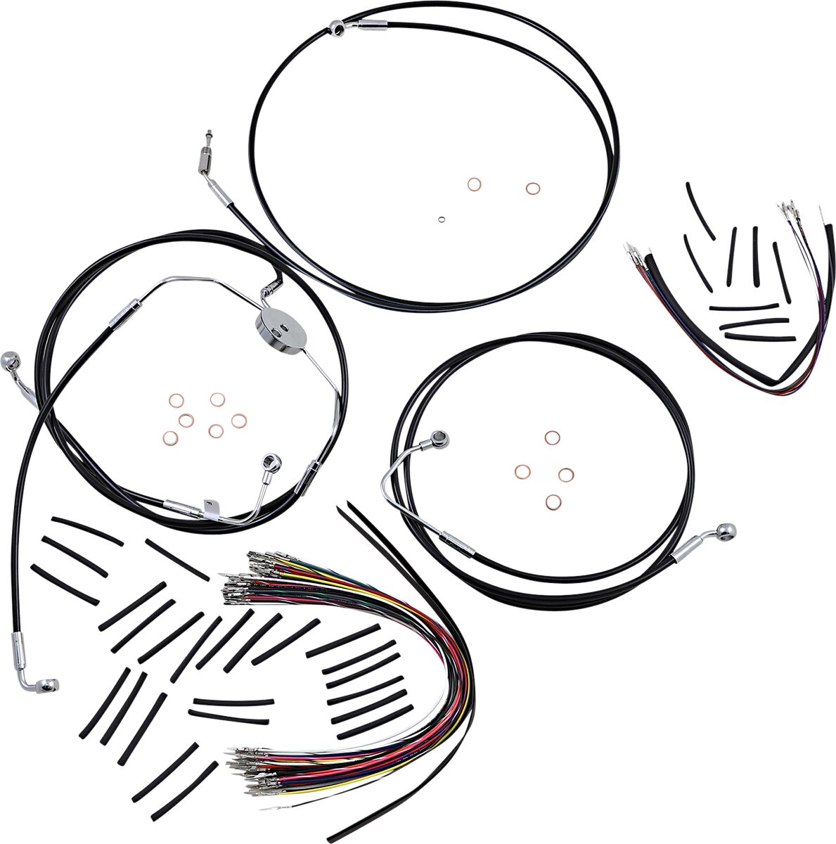 Magnum Shielding Control Cable Kit Xr Blk CLUTCH & BRAKE CABLE/HOSE KITS Magnum Shielding