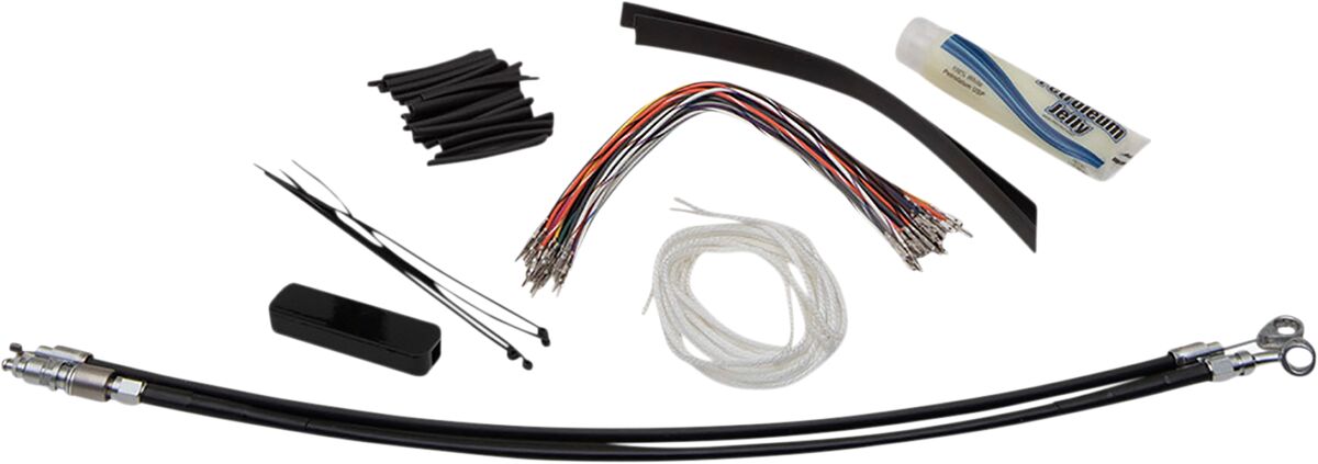Fat Baggers Inc. Install Kt 14"Blk Cl Cbl Brake & Clutch Lines Fat Baggers Inc.