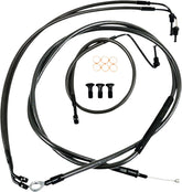 La Choppers Cable Kit Dd M 14 17 Sftl CLUTCH & BRAKE CABLE/HOSE KITS La Choppers