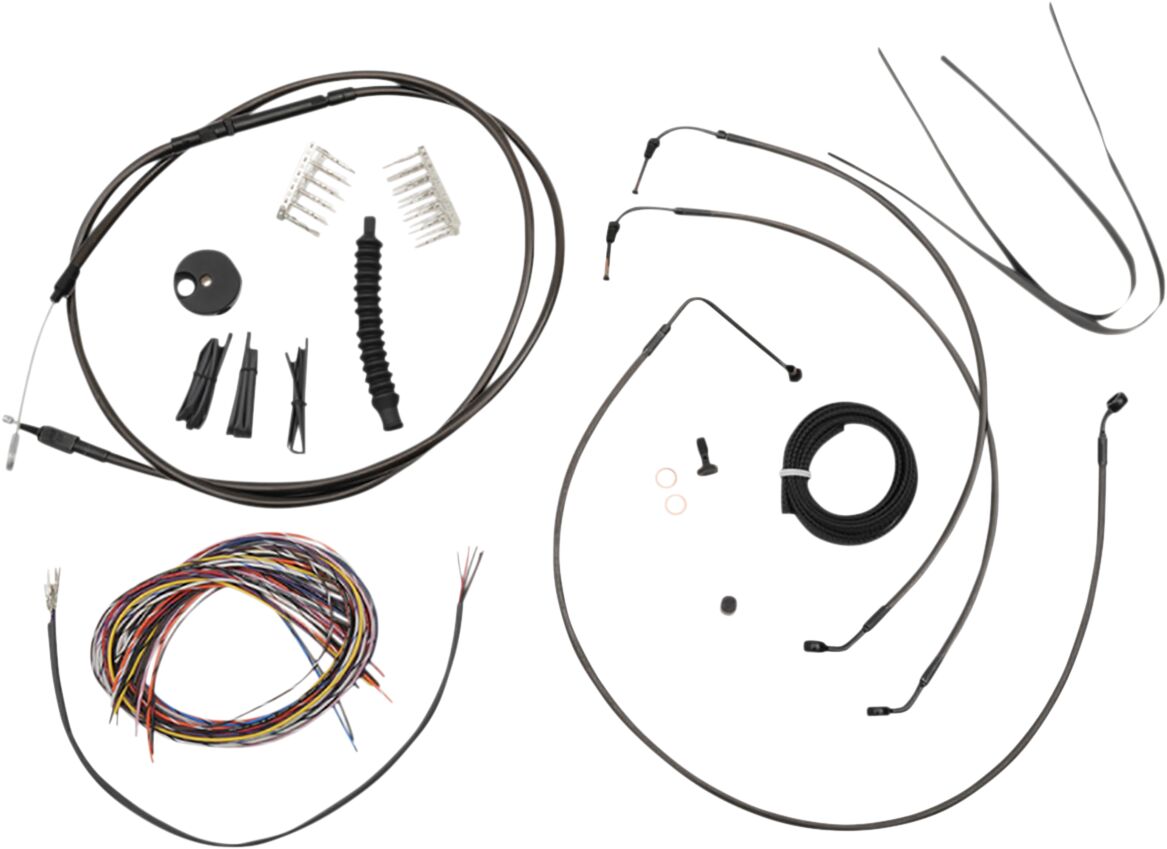 La Choppers Cable Kt Dd Cm 14 17 Sftl CLUTCH & BRAKE CABLE/HOSE KITS La Choppers