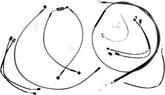 Magnum Shielding Black Pearl™ Control Cable Kit Brake & Clutch Lines Magnum Shielding