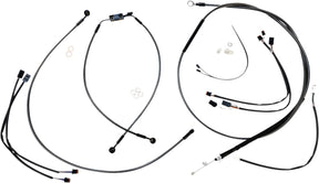 Magnum Shielding Black Pearl™ Control Cable Kit Brake & Clutch Lines Magnum Shielding