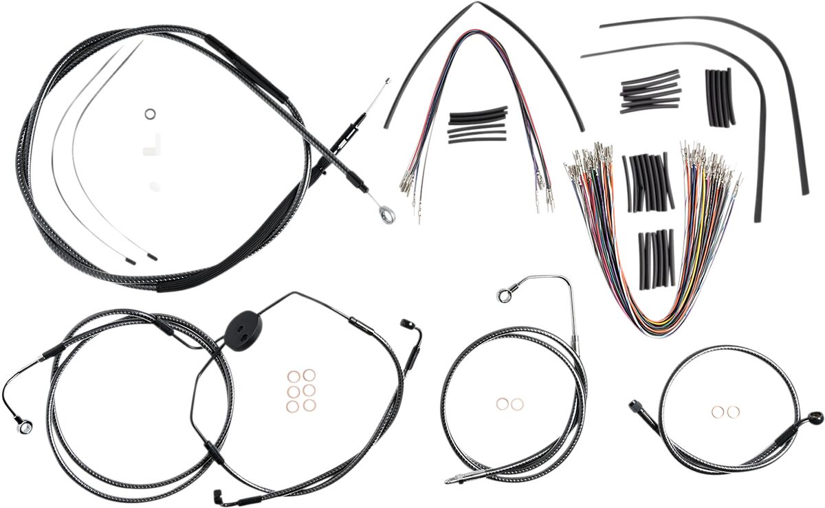 Magnum Shielding Carbon Fiber Control Cable Kit Brake & Clutch Lines Magnum Shielding