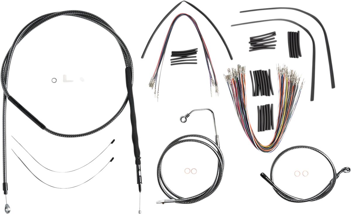 Magnum Shielding Carbon Fiber Control Cable Kit Brake & Clutch Lines Magnum Shielding