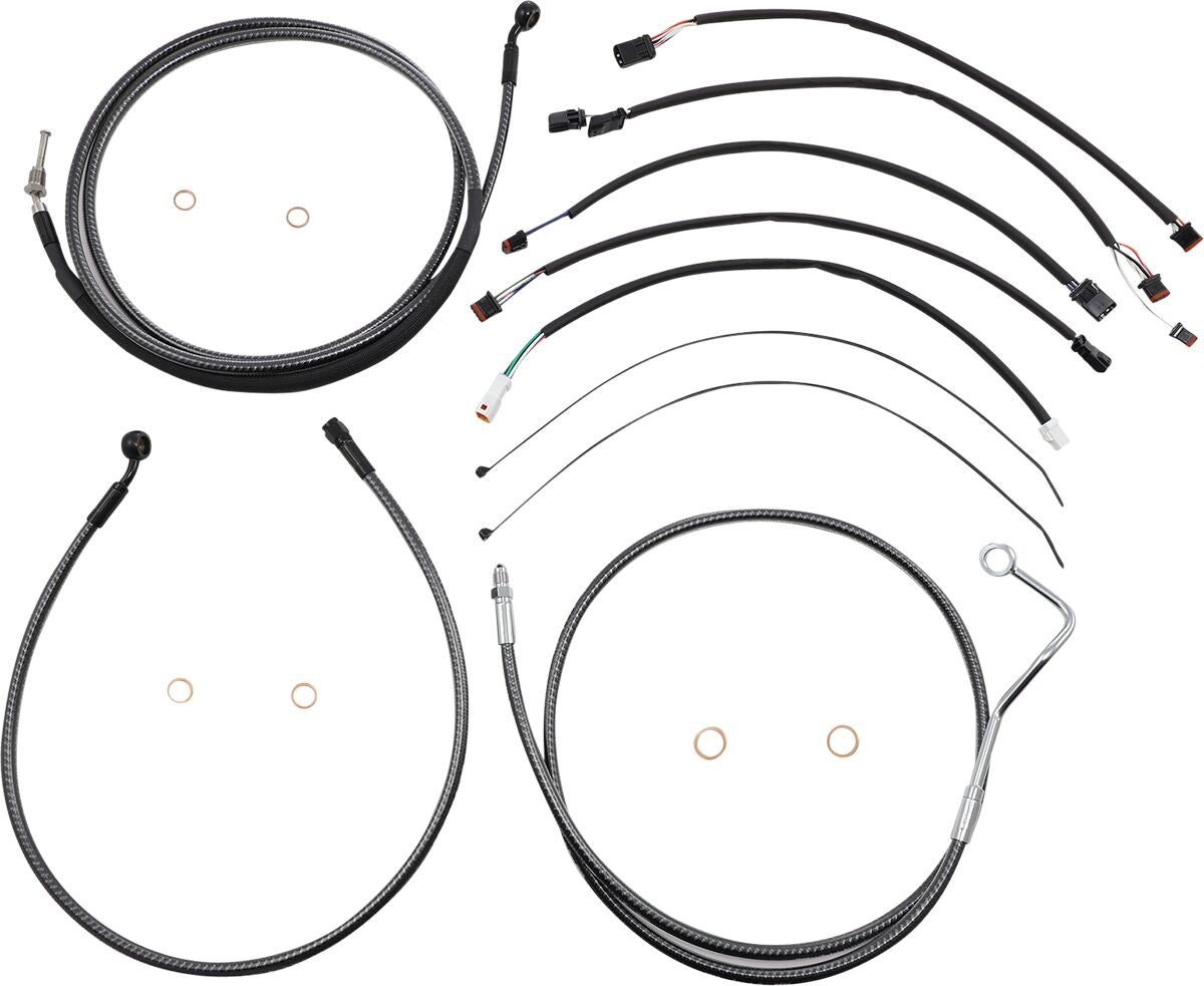 Magnum Shielding Carbon Fiber Control Cable Kit Brake & Clutch Lines Magnum Shielding