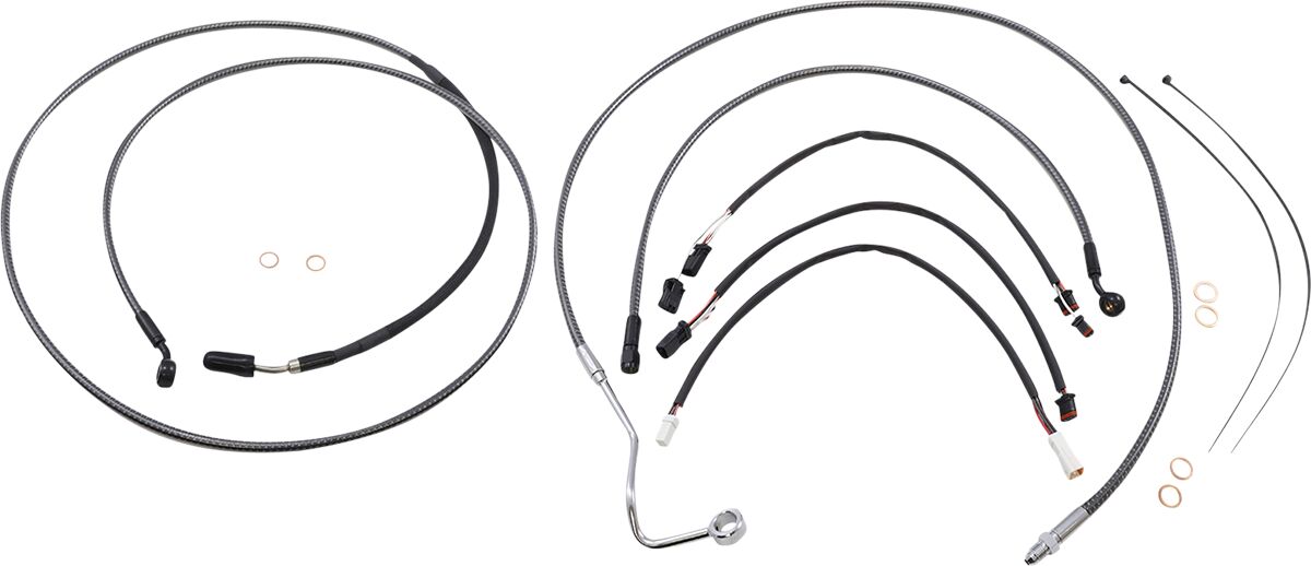 Magnum Shielding Carbon Fiber Control Cable Kit Brake & Clutch Lines Magnum Shielding
