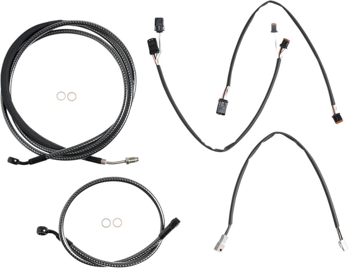 Magnum Shielding Carbon Fiber Control Cable Kit Brake & Clutch Lines Magnum Shielding