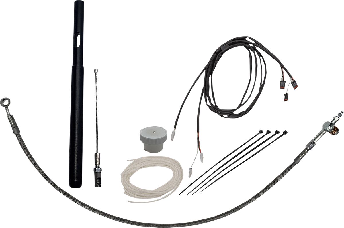 Fat Baggers Inc. Install Kit Br 6" 21 Flht Brake & Clutch Lines Fat Baggers Inc.