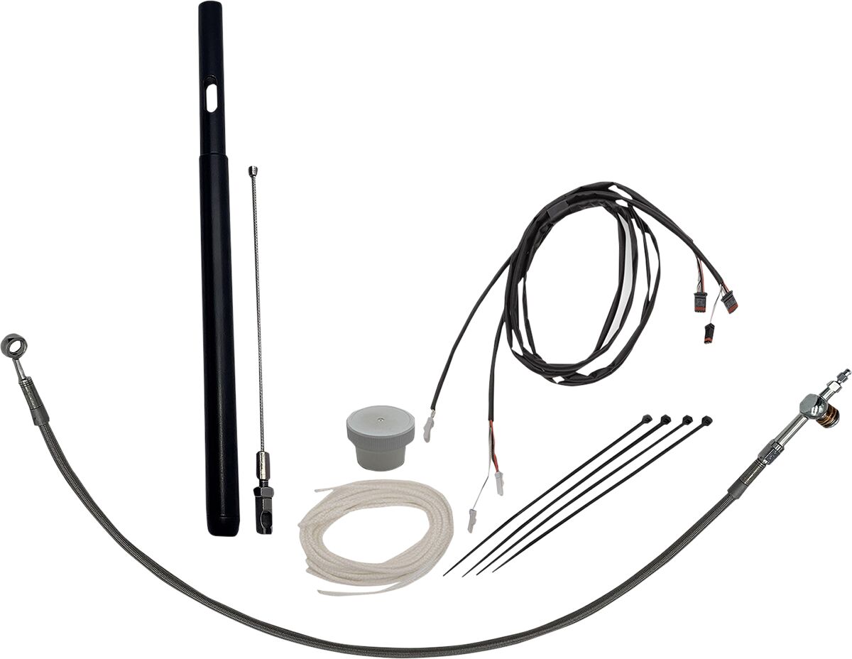 Fat Baggers Inc. Install Kit Br 8" 21 Flht Brake & Clutch Lines Fat Baggers Inc.