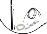 Fat Baggers Inc. Install Kit Blk 8" 21 Flht Brake & Clutch Lines Fat Baggers Inc.