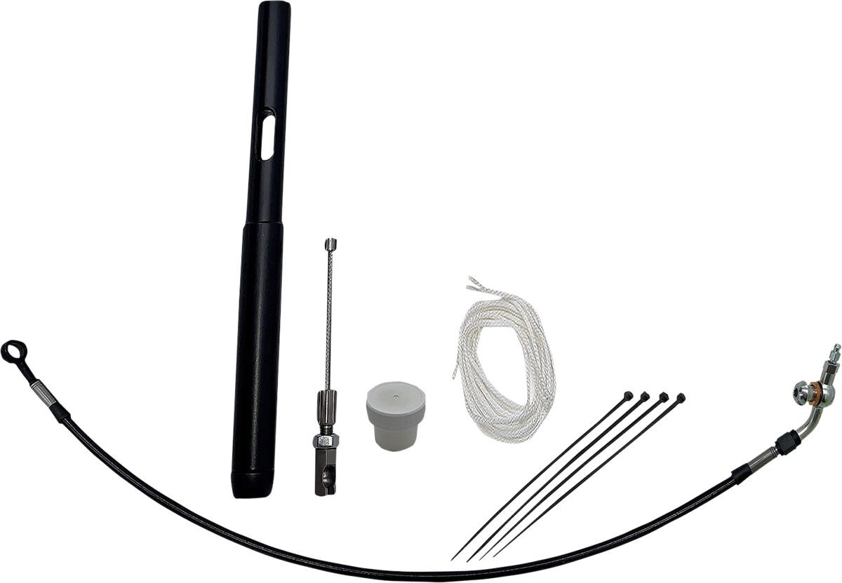 Fat Baggers Inc. Install Kit Blk 4" 21 Fltr Brake & Clutch Lines Fat Baggers Inc.
