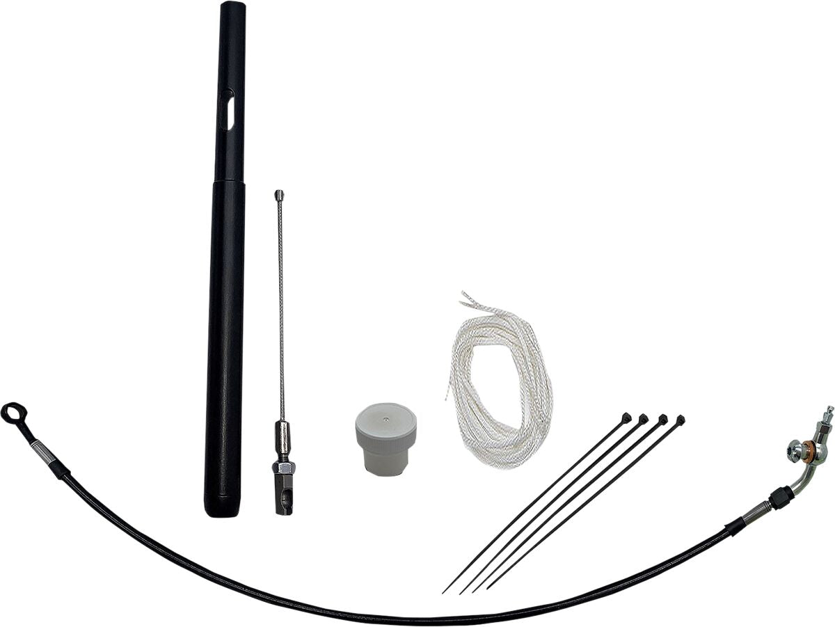Fat Baggers Inc. Install Kit Blk 6" 21 Fltr Brake & Clutch Lines Fat Baggers Inc.