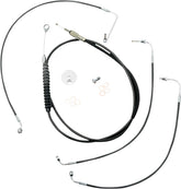 La Choppers Cabl Kt B 13" Abs Sftl18+ Brake & Clutch Lines La Choppers