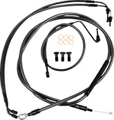 La Choppers Cabl Kt M 13" Abs Sftl18+ Brake & Clutch Lines La Choppers