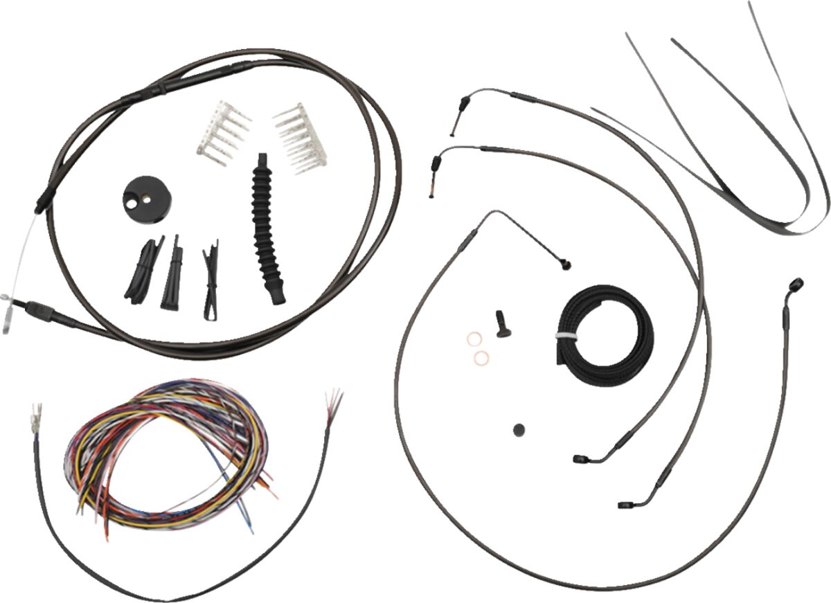 La Choppers Cabl Kt Cm 13"Abs Sftl18+ Brake & Clutch Lines La Choppers