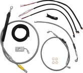 La Choppers Cabl Kt Cc 16"Abs Sftl18+ Brake & Clutch Lines La Choppers