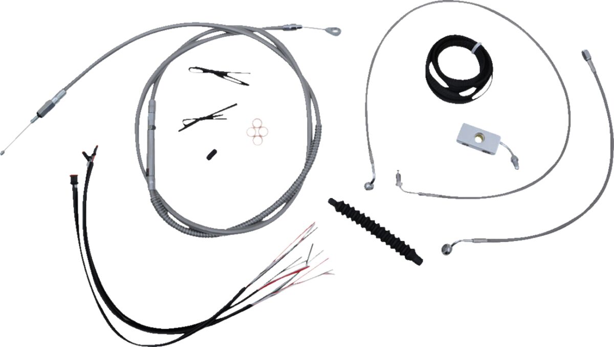 La Choppers Cabl Kt Cc 12 14 Sftl18+ Brake & Clutch Lines La Choppers