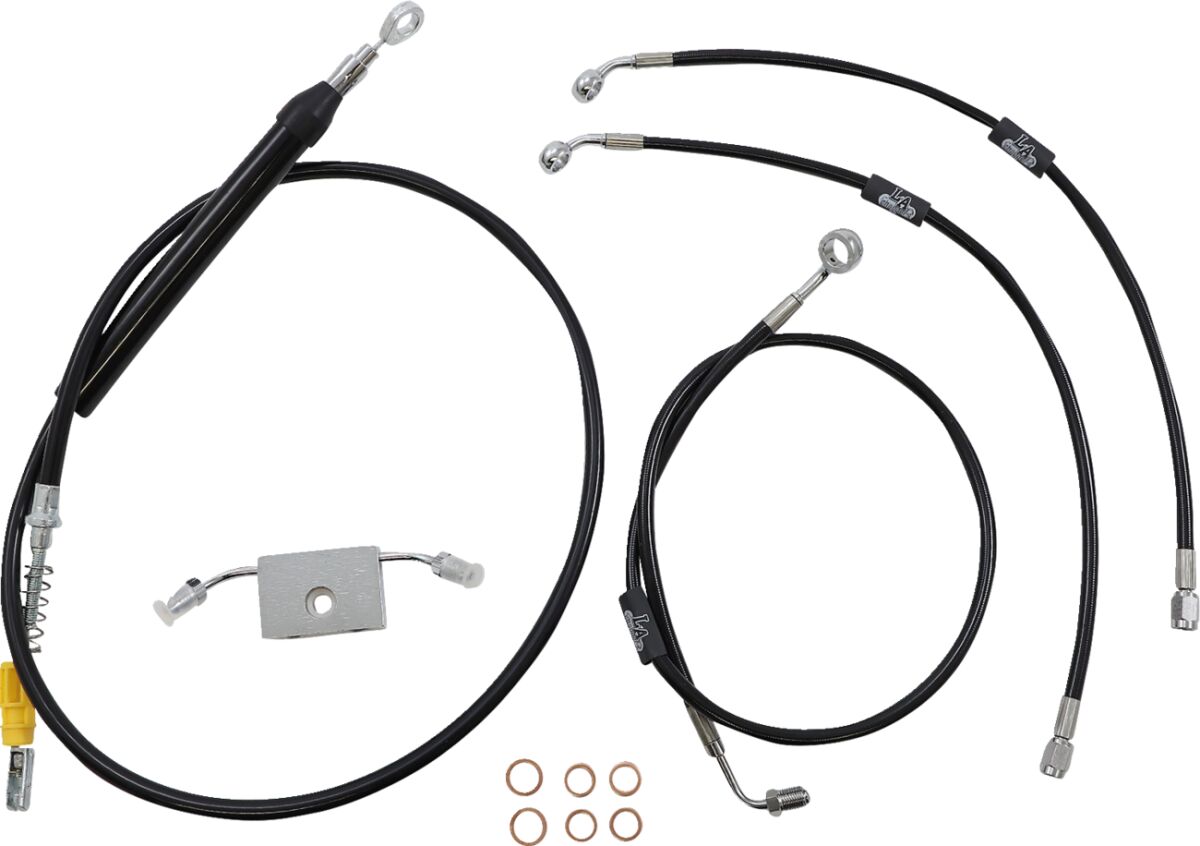 La Choppers Cabl Kt B Dd Ab 16"Sft18+ Brake & Clutch Lines La Choppers