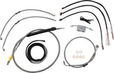 La Choppers Cabl Kt Cc D Ab 16"Sft18+ Brake & Clutch Lines La Choppers