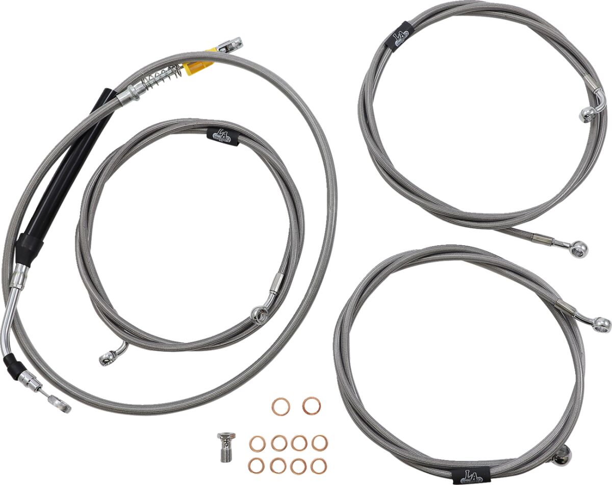 La Choppers Cable Kt C Ab 12 14 Fl21+ Brake & Clutch Lines La Choppers