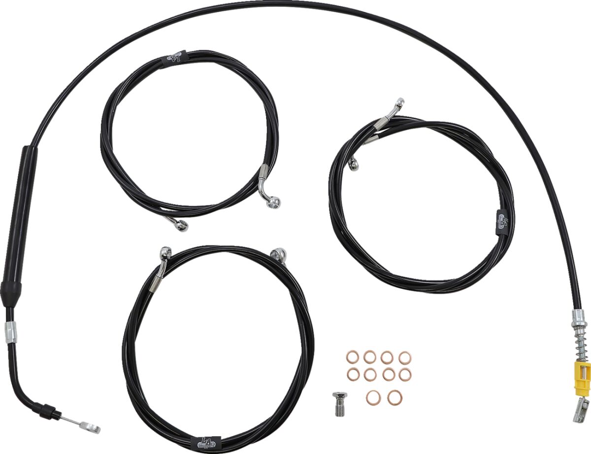 La Choppers Cable Kt B Ab 12 14 Fl21+ Brake & Clutch Lines La Choppers
