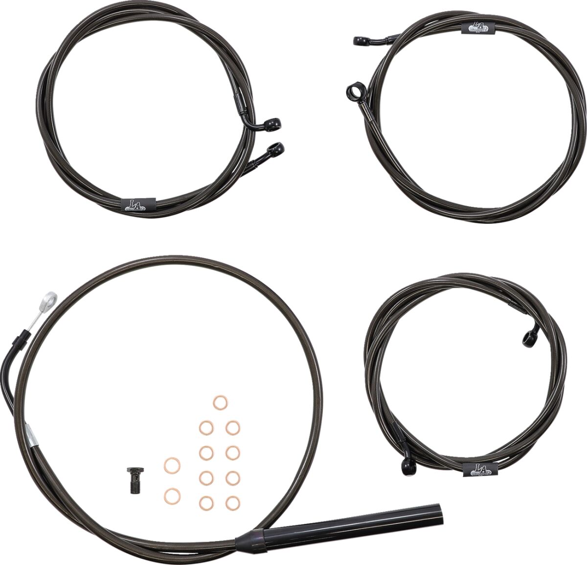 La Choppers Cable Kt M Ab 12 14 Fl21+ Brake & Clutch Lines La Choppers