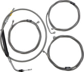 La Choppers Cable Kt C Ab 15 17 Fl21+ Brake & Clutch Lines La Choppers
